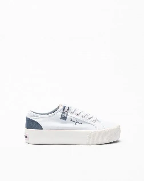 Zapatillas de plataforma Pepe Jeans London Ottis W Sun Blanco