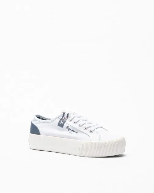 Zapatillas de plataforma Pepe Jeans London Ottis W Sun Blanco