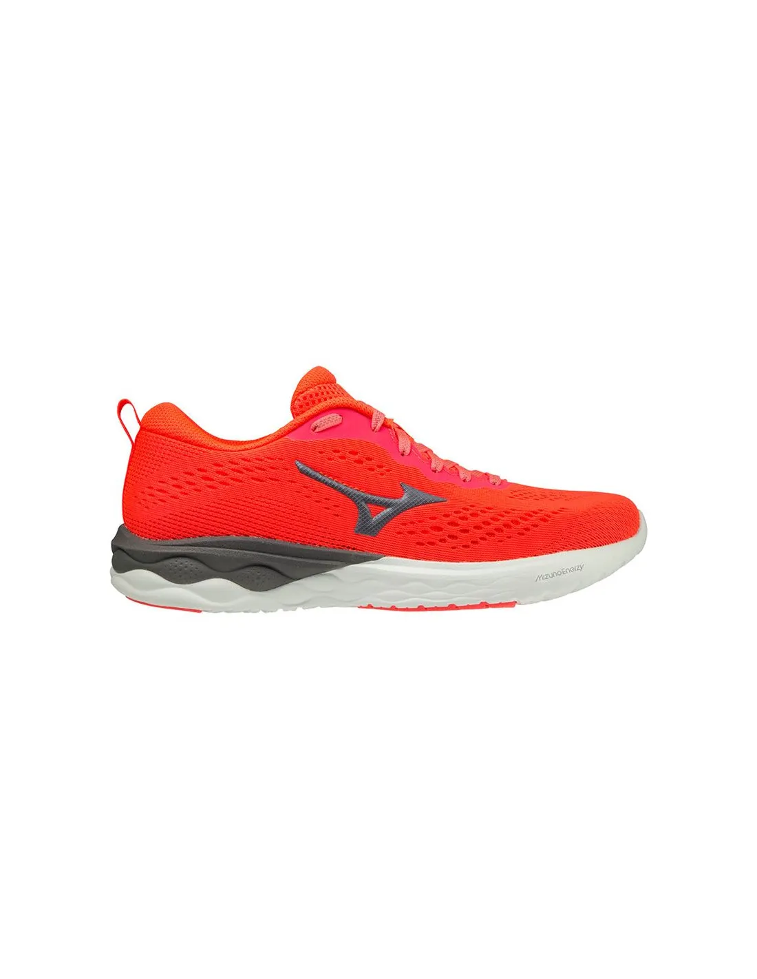 Zapatillas de Running Mizuno Wave Revolt 2 Mujer Fiery Coral 2/Gris/Qshade