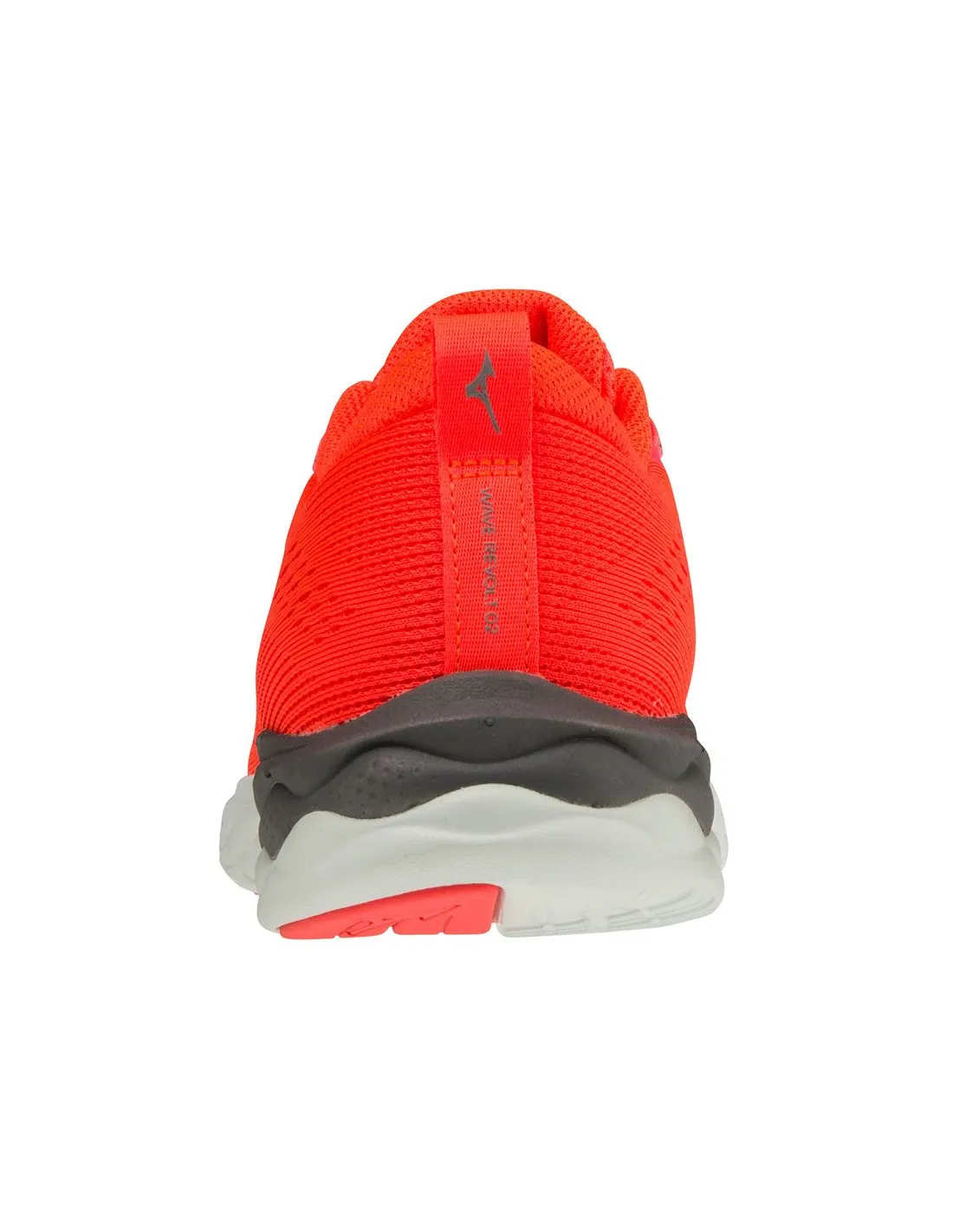 Zapatillas de Running Mizuno Wave Revolt 2 Mujer Fiery Coral 2/Gris/Qshade