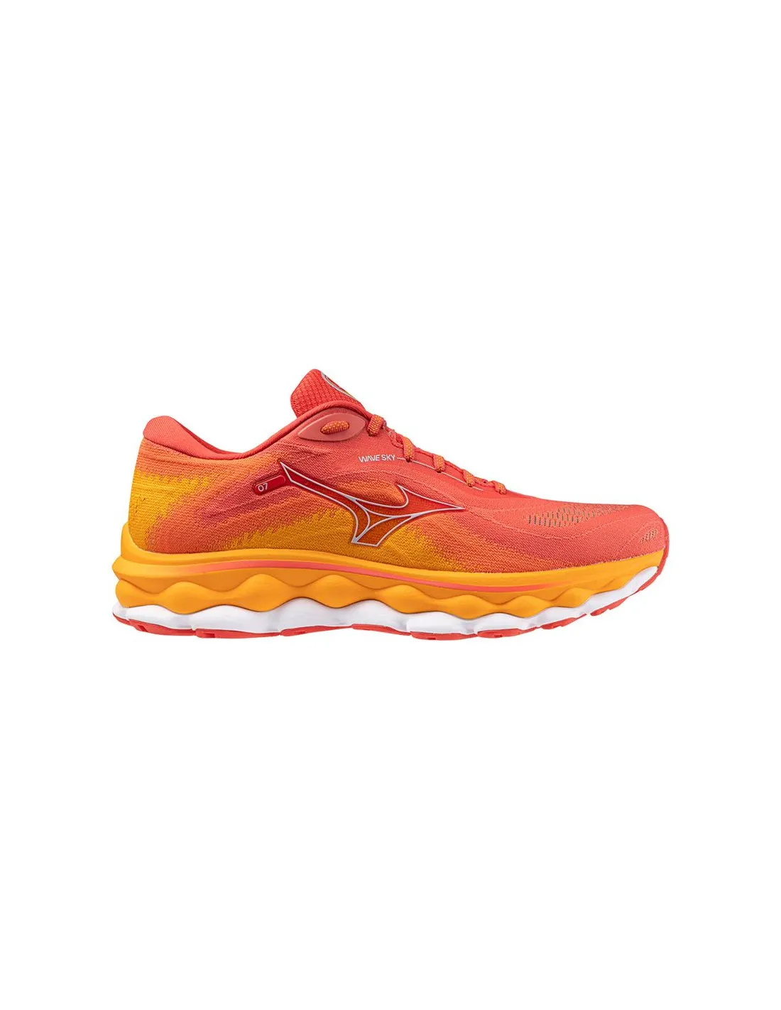 Zapatillas de Running Mizuno Wave Sky 7 Hombre Rojo