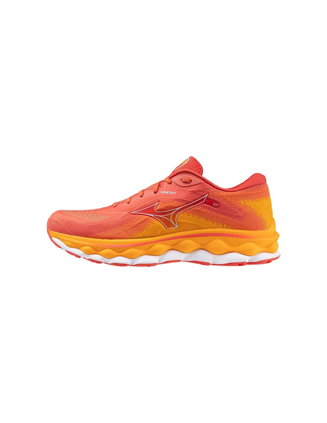 Zapatillas de Running Mizuno Wave Sky 7 Hombre Rojo