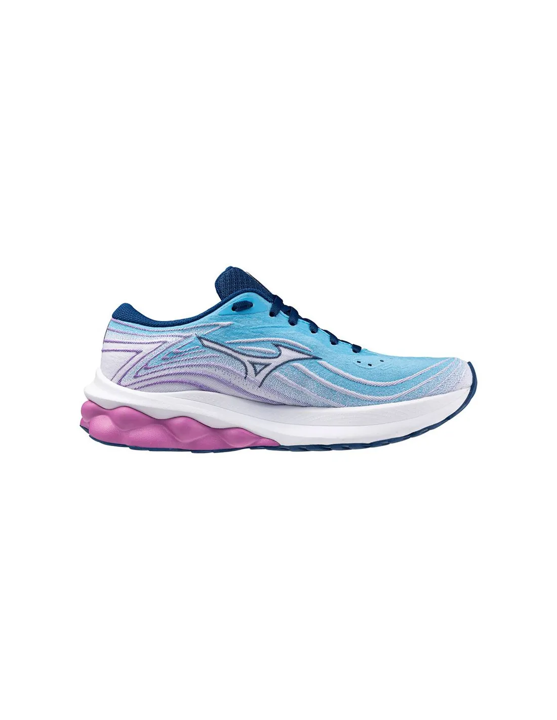 Zapatillas De Running Mizuno Wave Skyrise 5 Mujer Azul