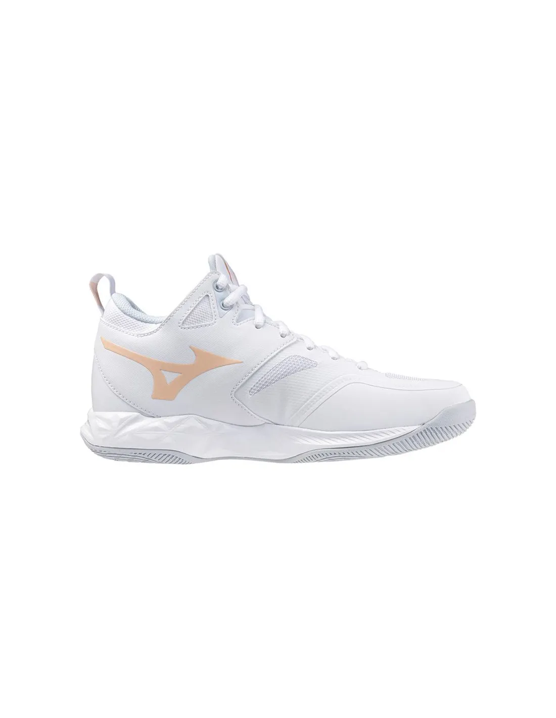 Zapatillas De Voleibol Mizuno Wave Dimension Mid Mujer Blanco