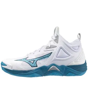 Zapatillas De Voleibol Mizuno Wave Momentum 3 Mid Blanco