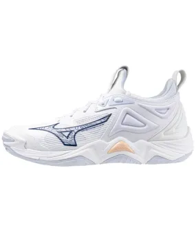 Zapatillas De Voleibol Mizuno Wave Momentum 3 Mujer Blanco