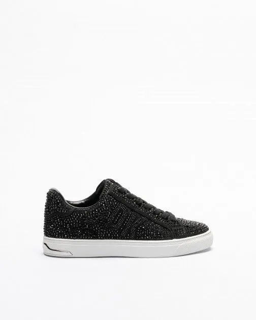 Zapatillas Dkny Abeni Rhinestone Negro