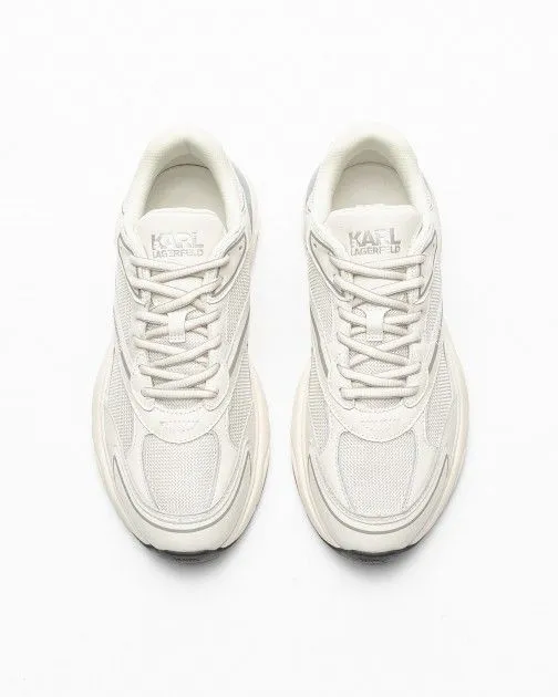 Zapatillas Karl Lagerfeld KOMET Mesh Mix Lo Runner Blanco