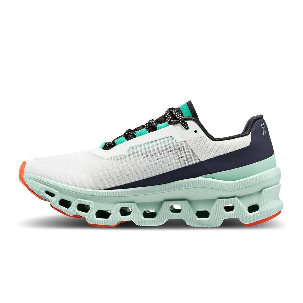 Zapatillas Running Mujer On Cloud Monster Blanca