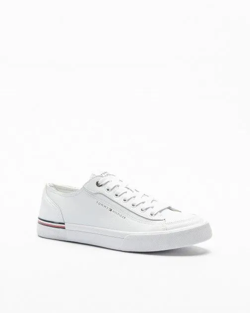 Zapatillas Tommy Hilfiger Corporate Vulc Leather Blanco