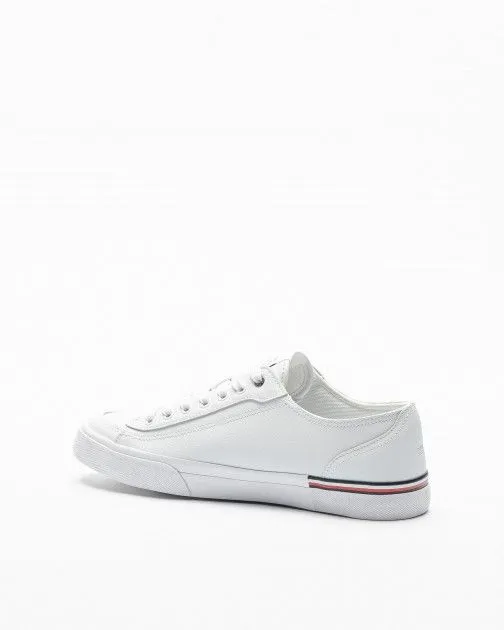 Zapatillas Tommy Hilfiger Corporate Vulc Leather Blanco