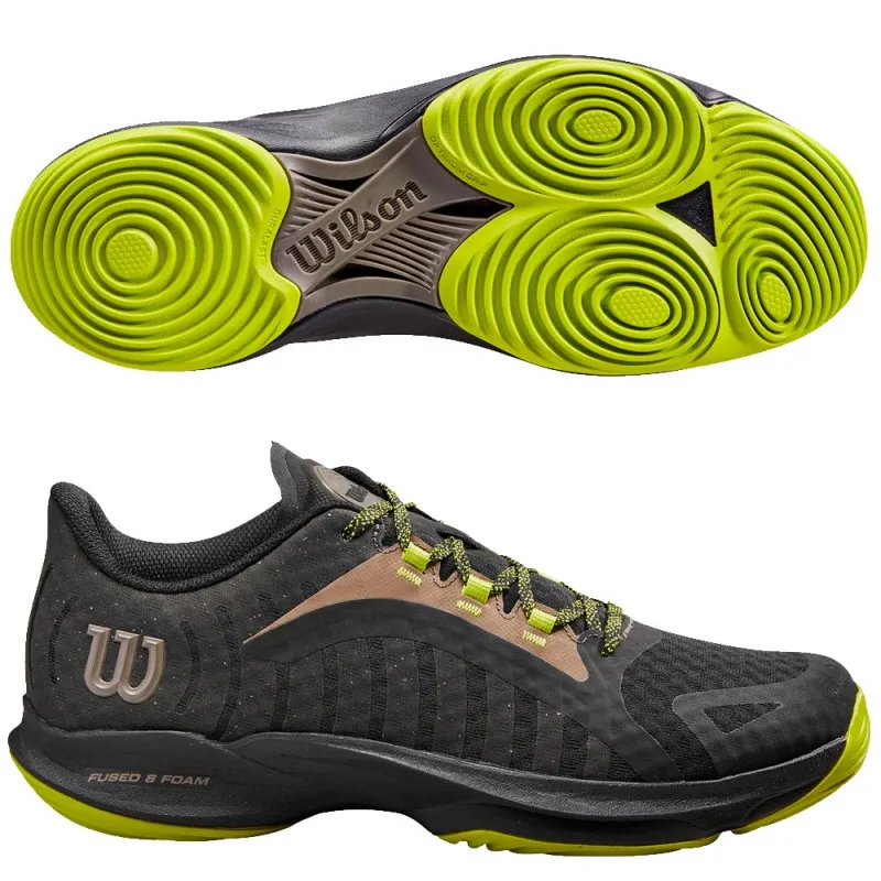 zapatillas Wilson Hurakn Pro black lime 2024