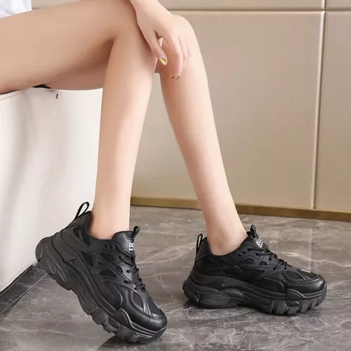 Zapatos Casuales De Plataforma Respirable De Moda Para Mujer