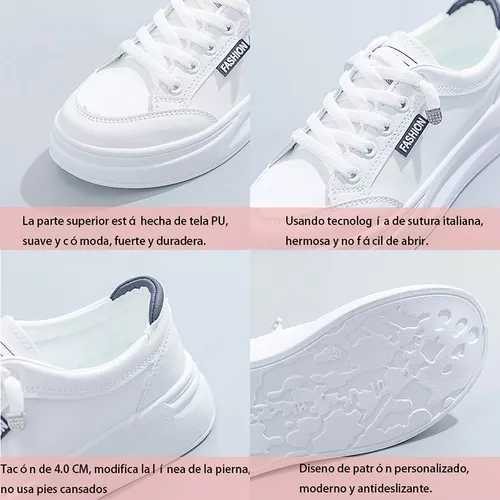 Zapatos Casuales De Tenis Con Plataforma Para Mujer