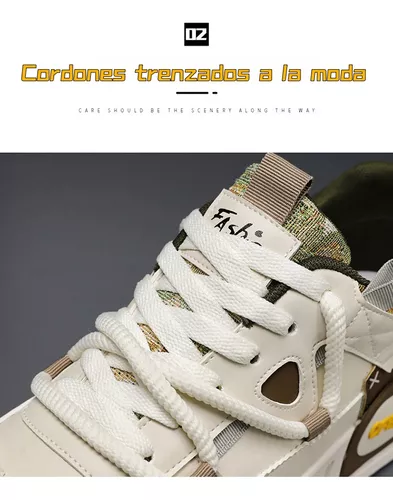 Zapatos Casuales Para Hombre Tenis Universitaria Antideslizantes Transpirables