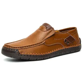 Zapatos de cuero casuales para hombre